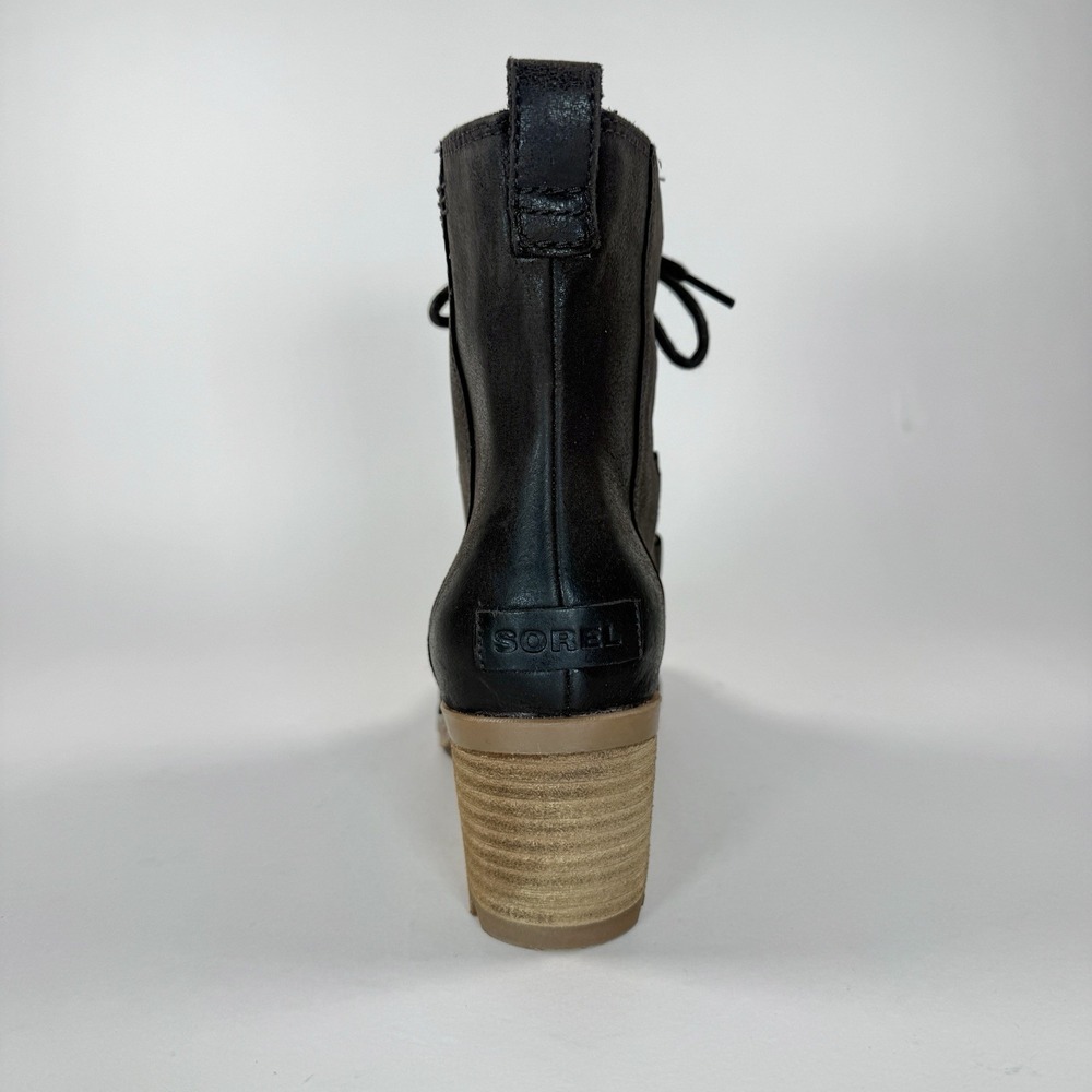 Sorel Womens 8.5 Waterproof Leather Lace Up Ankle Boots Brown NL3715 NWT - Picture 13 of 15